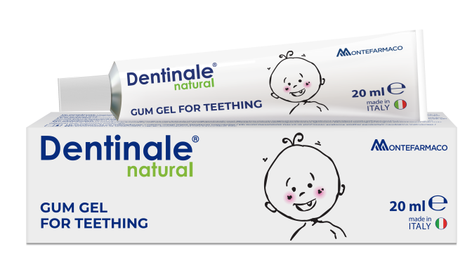 Dentinale natura. Vaikiškas dantenų gelis dygstant dantukams.